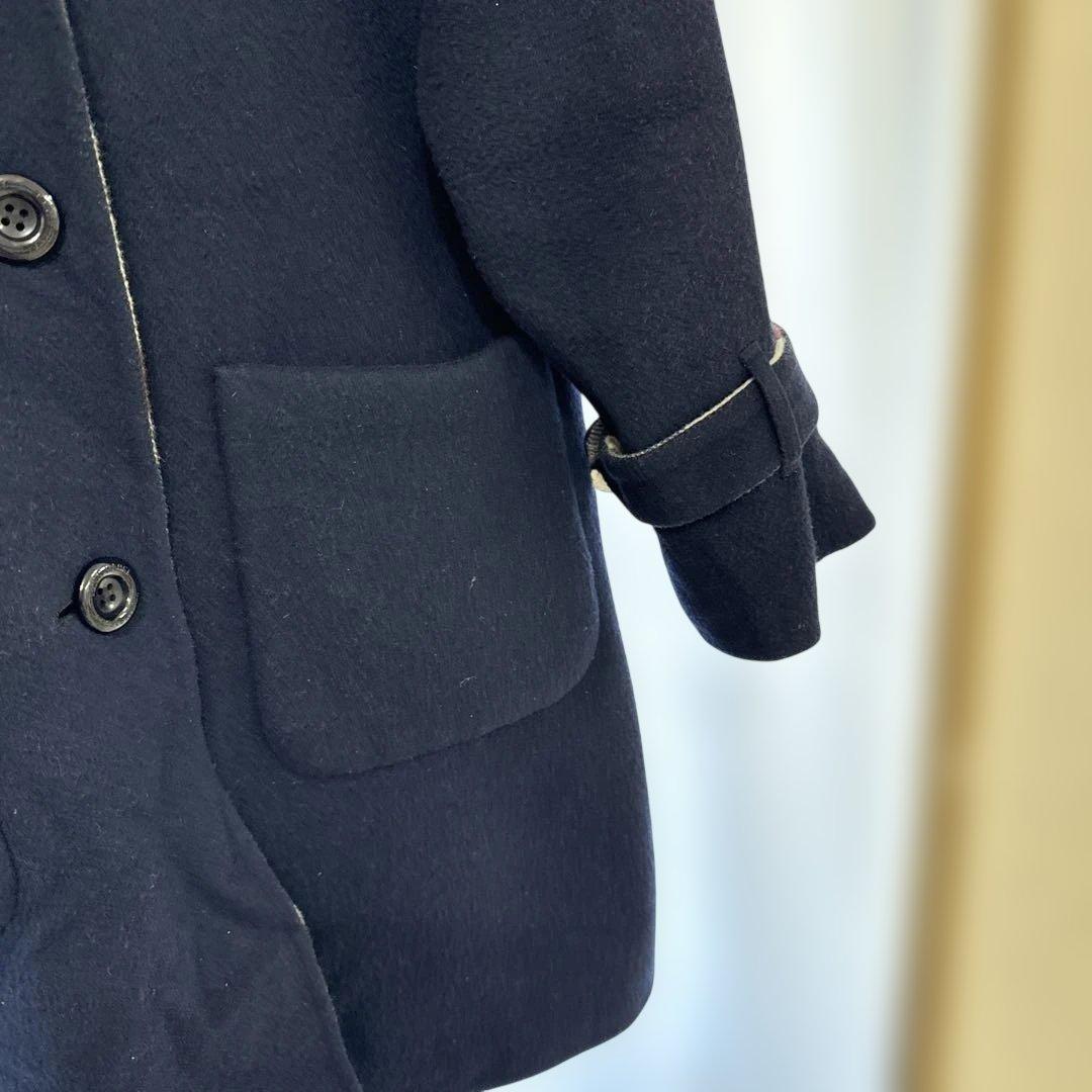 RayBLUE LABELCRESTBRIDGE リバーシブルウールコート