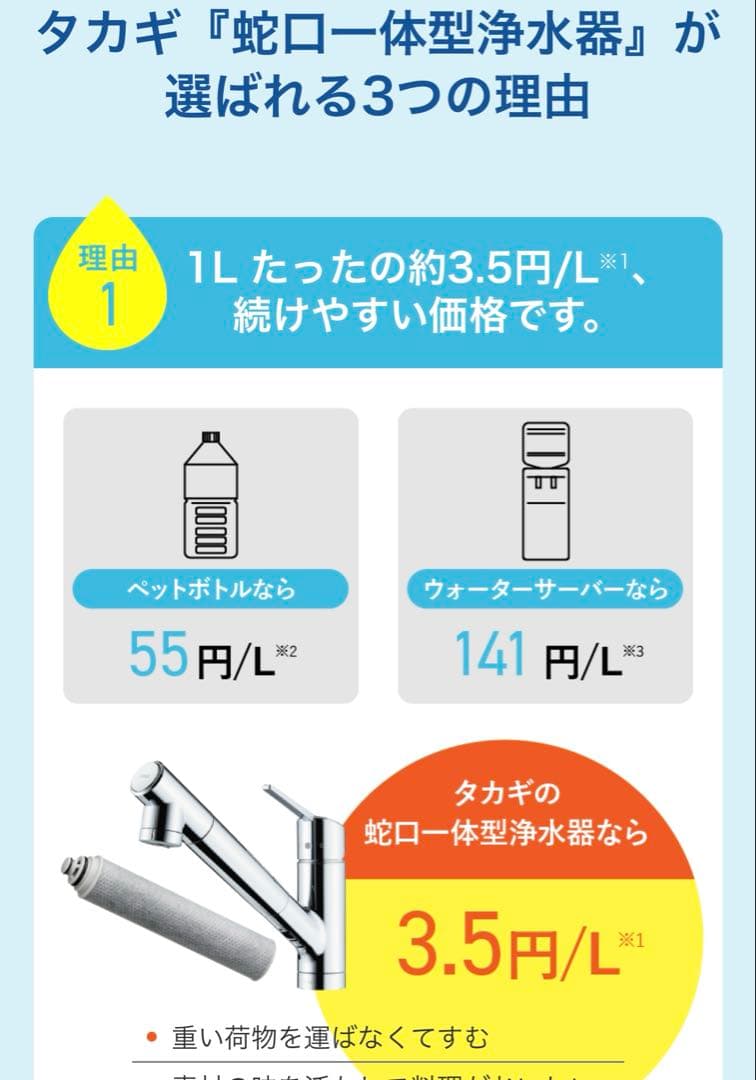浄水器カートリッジ タカギ 5本人セット