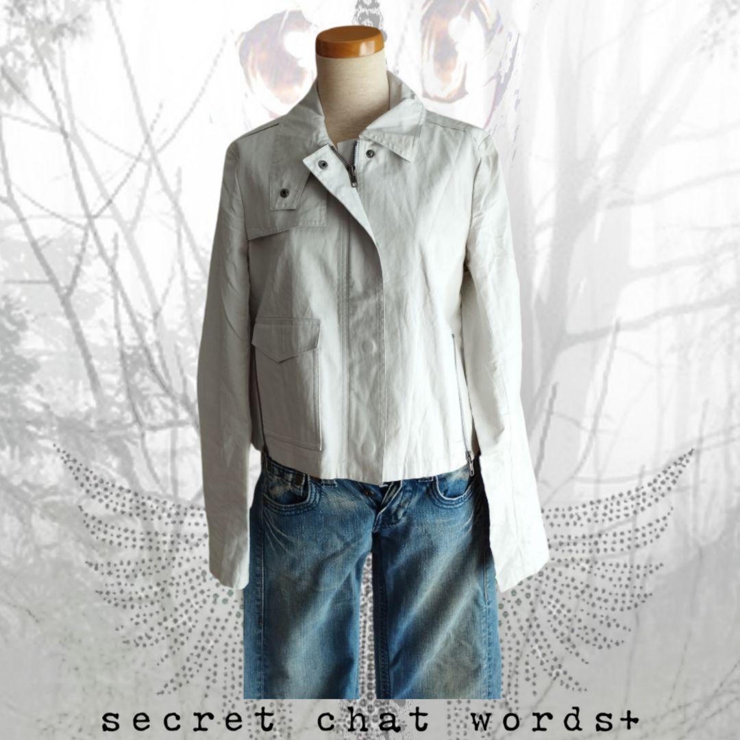 ✙˖y2k archive⌖ コーティングリネンライダースジャケット