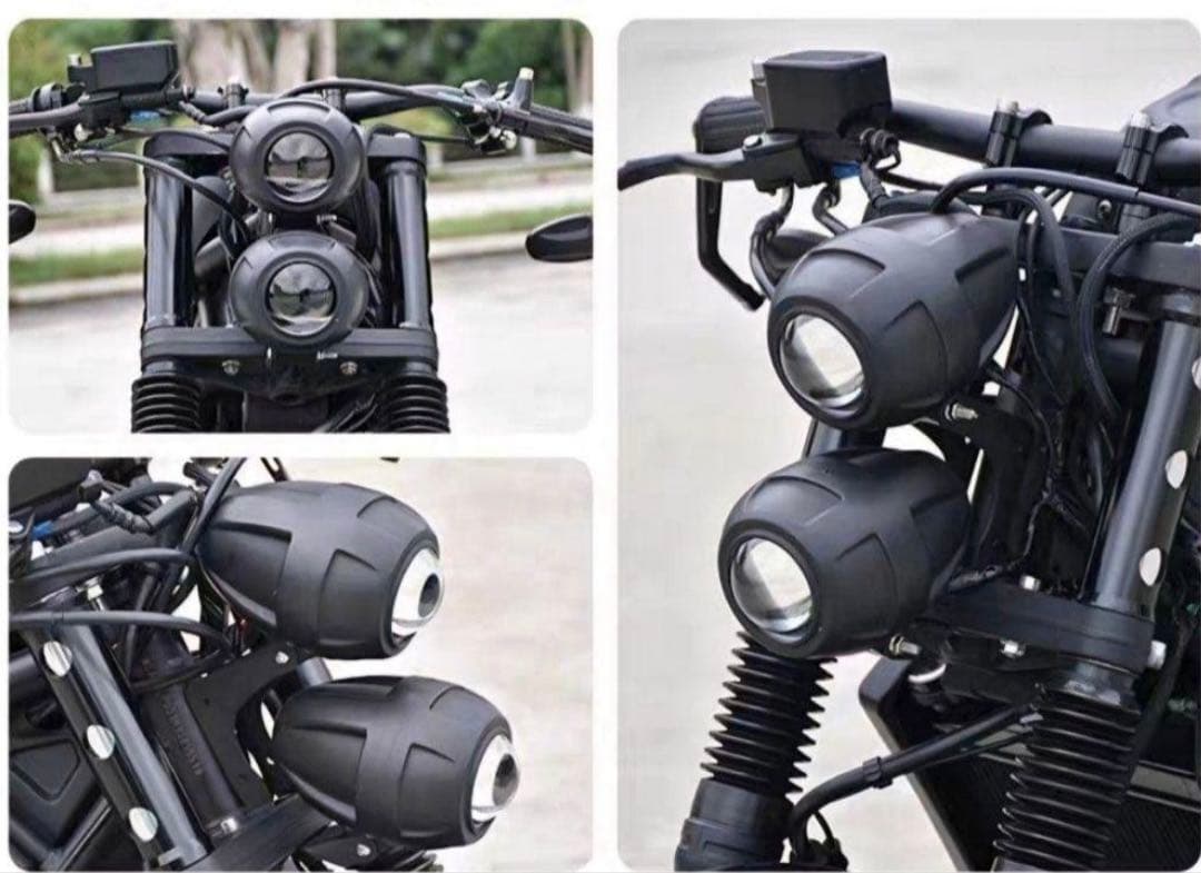 MOTOBOX レブル250 500 ヘッドライト 縦目 LED２灯化 キット