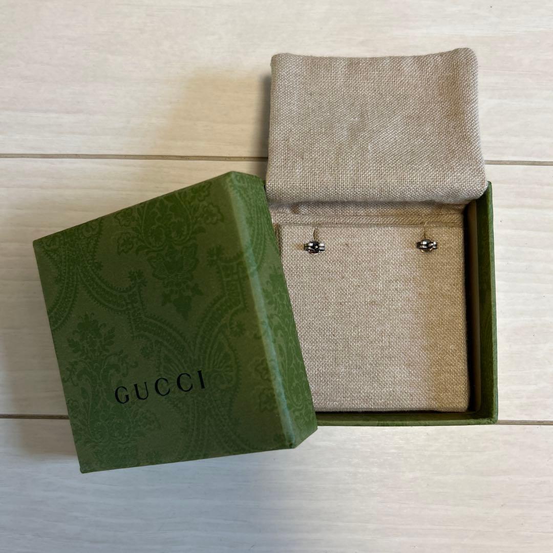 【新品無使用】GUCCIユニセックス　ピアス インターロッキングGピアス