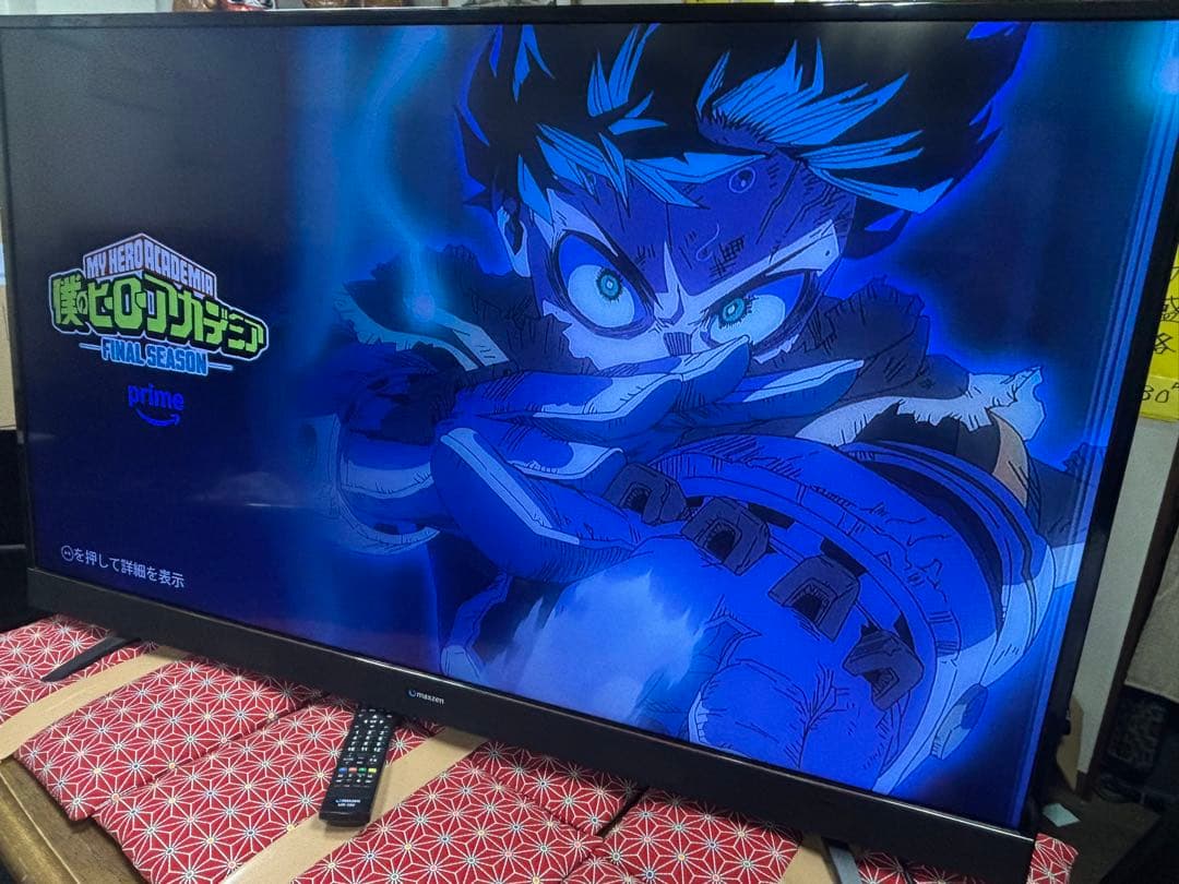 液晶テレビ 55インチ 4K マクスゼン 55型 TV maxzen超美品