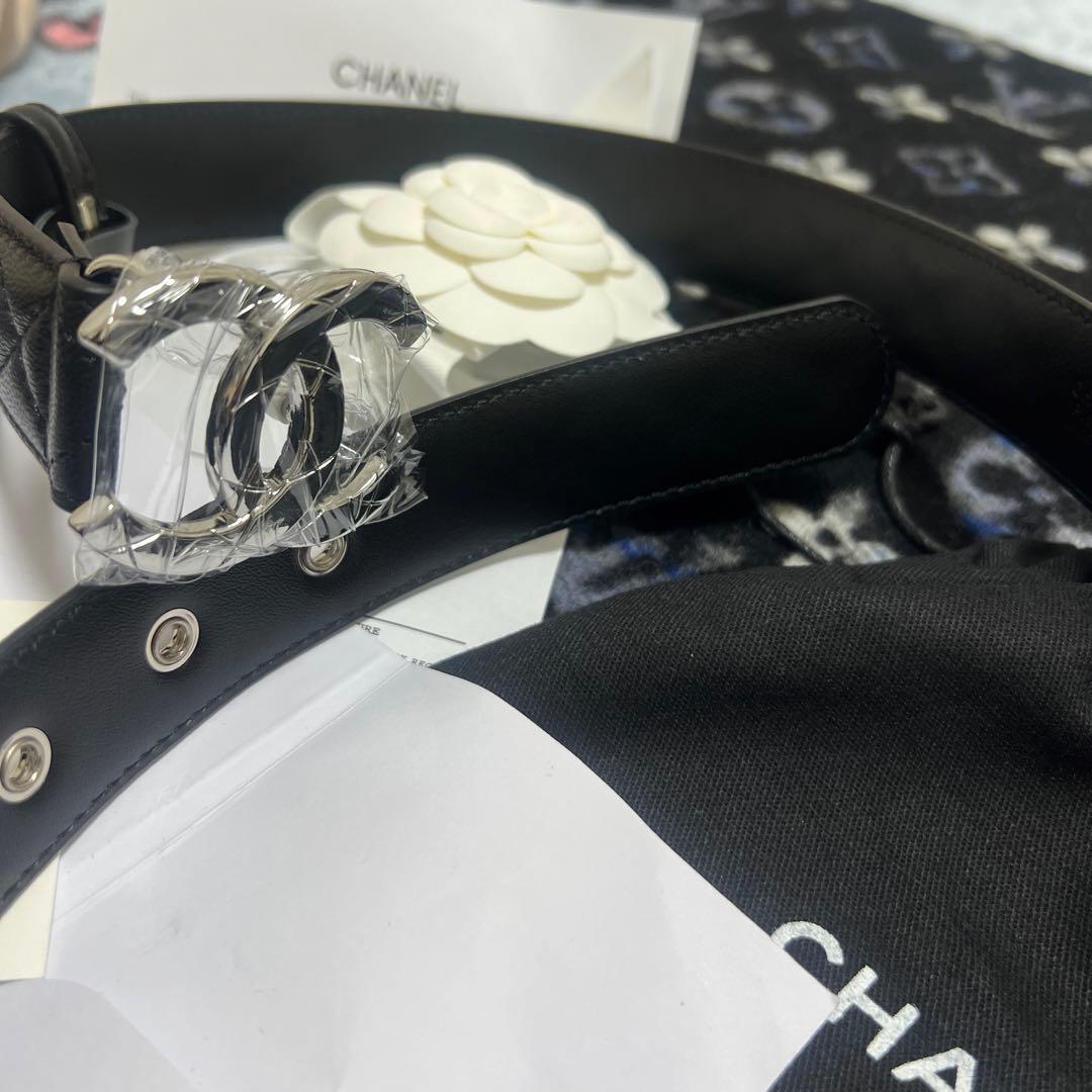 シャネル 黒 ベルト