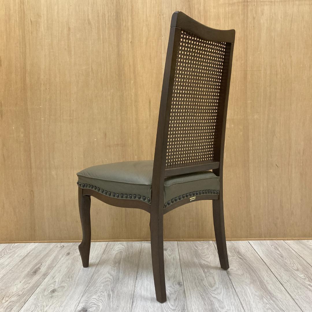 【マルニ】本革　ダイニングチェア ベルサイユ　椅子　 猫脚 A