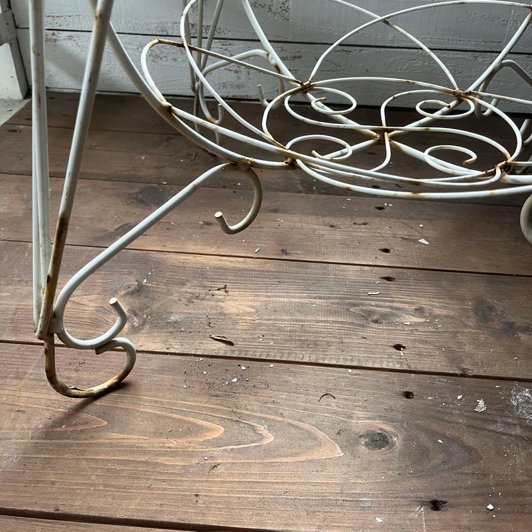 イギリス　ビンテージ　ガーデン　テーブル