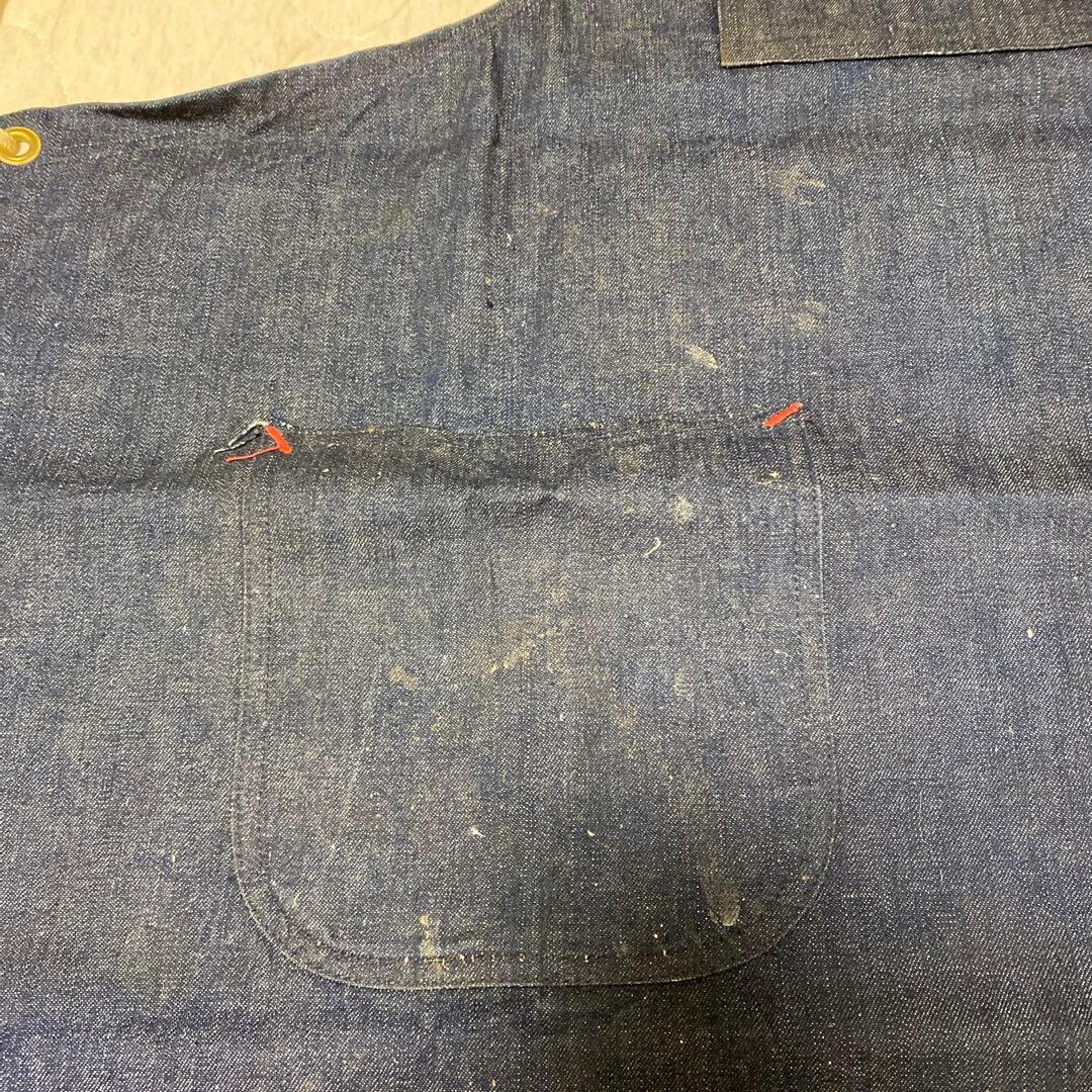 【ヴィンテージ】 50's パイオニア/デニム エプロン/ モンゴメリーワード