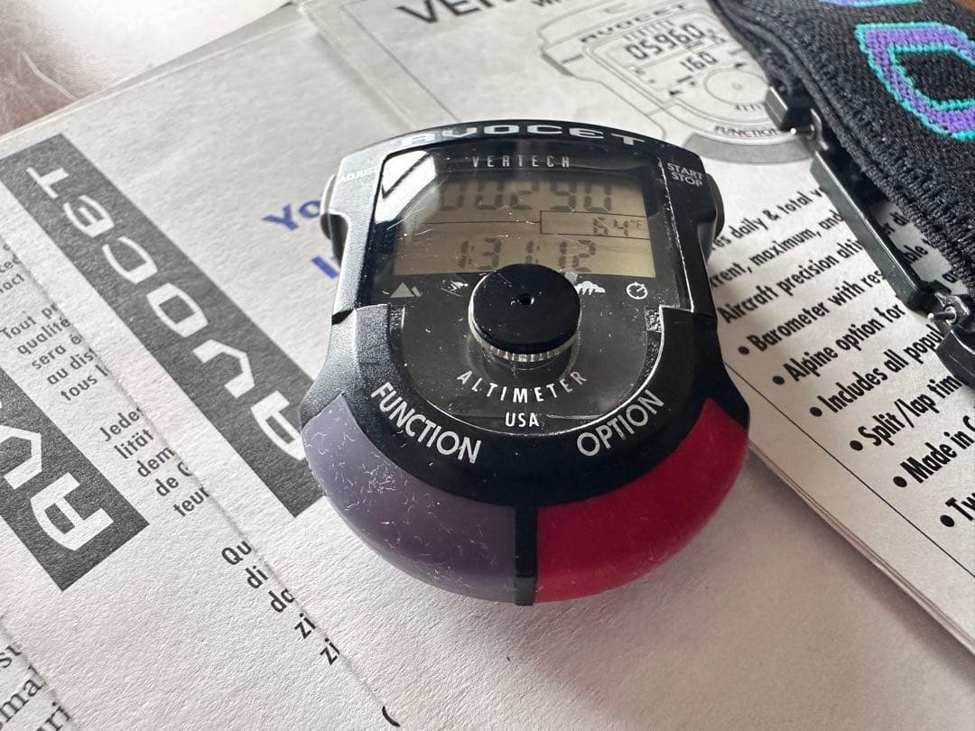 AVOCET VERTECH アボセット デジタル時計 スキー スノボード