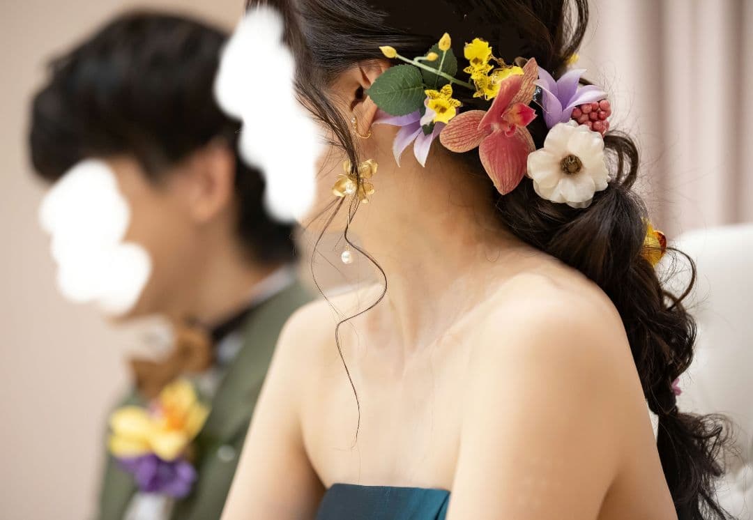 ボリュームたっぷり！ウェディングブーケセット