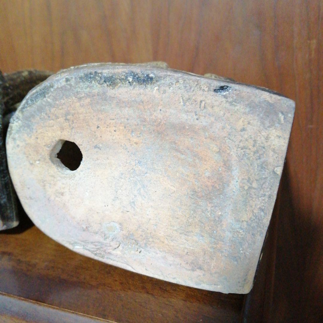 瀬戸焼　灰釉古瀬戸釉狛犬　24cm　慶長年間