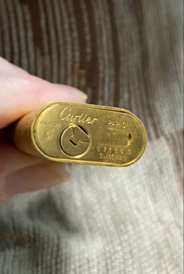 Cartier カルティエ ガスライター ゴールド ケース付き