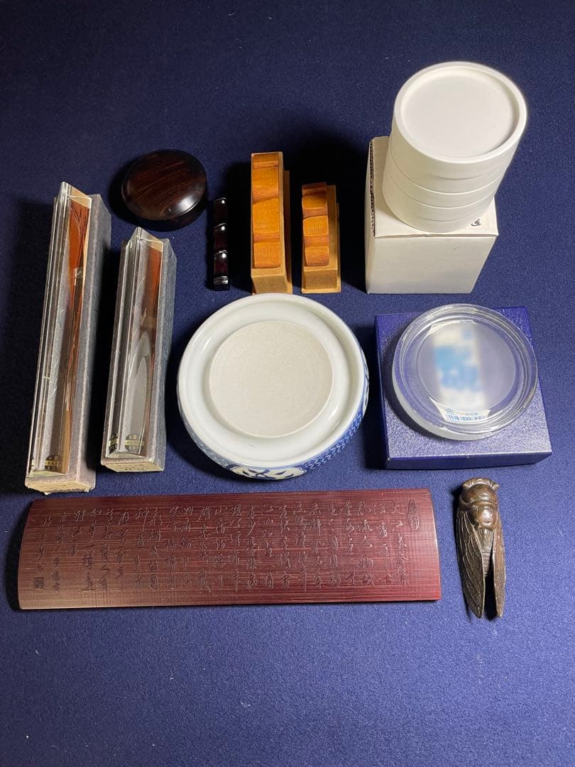 【墨研】ジェイケー 画材◆陶硯・文鎮・腕枕・他◆日本画 水墨画