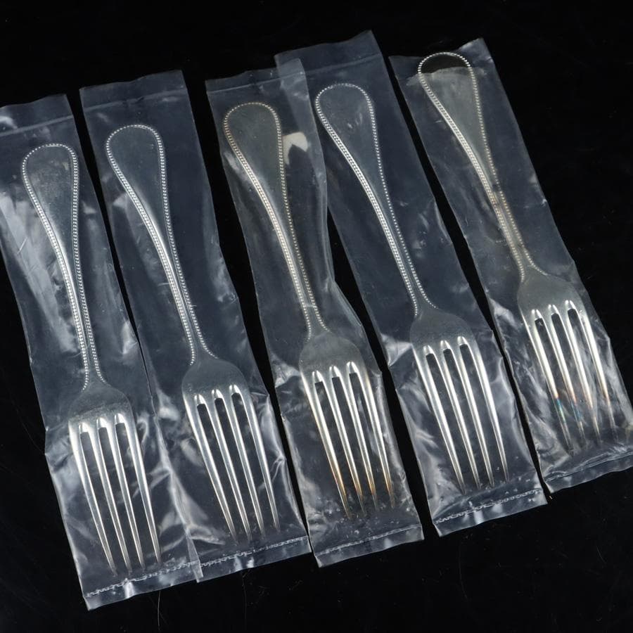 専用 Y2798-4 クリストフル パール デザートフォーク 5本セット