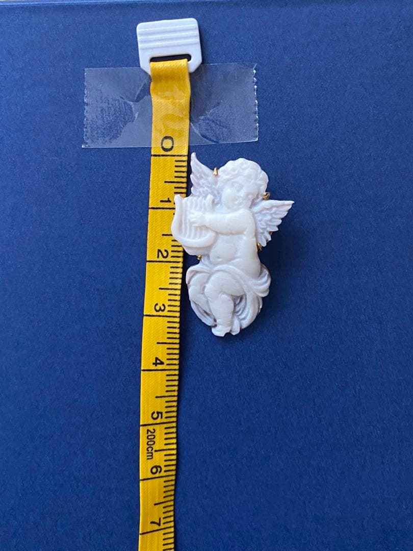 カメオ　k18天使ペンダント