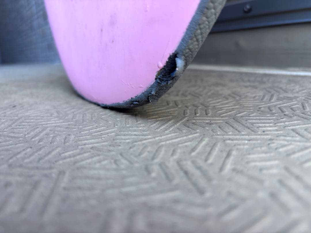 ※手渡し限定 CRIME STUBBY 7'6 グレー ピンクファンボード