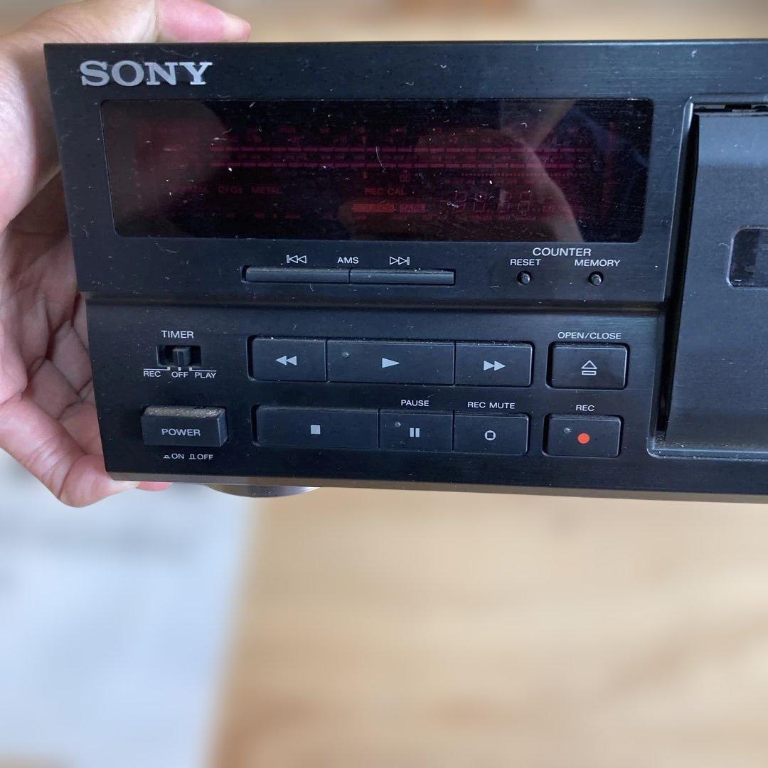 SONY TC-K222ESJ カセットデッキ リモコン付き　ジャンク品