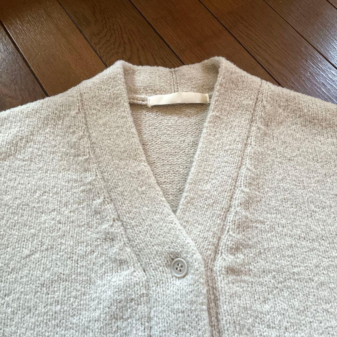 み*ほ様 美品★evam eva★25AW 今季リニュー　ウールカーディガン