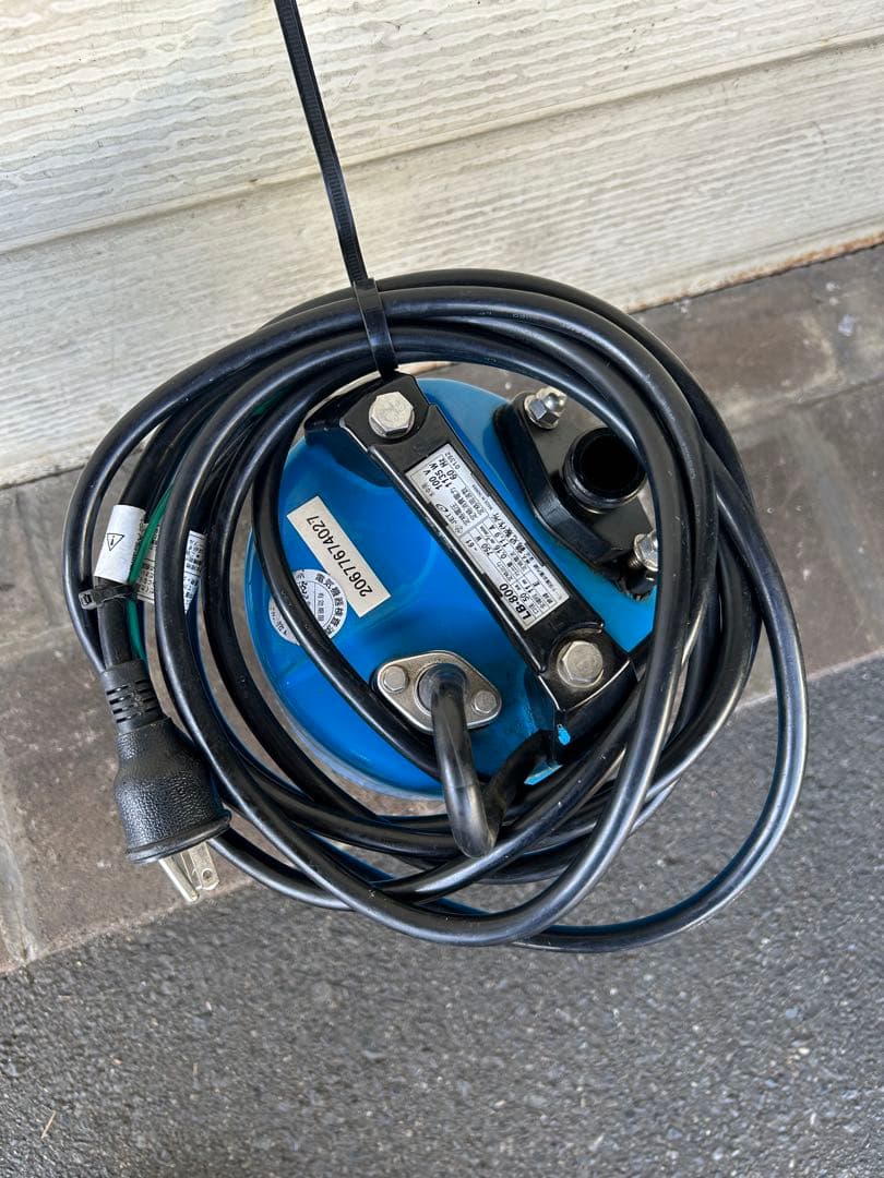 KT6 ★ツルミポンプ LB-800一般工事排水用水中ハイスピンポンプ 60Hz