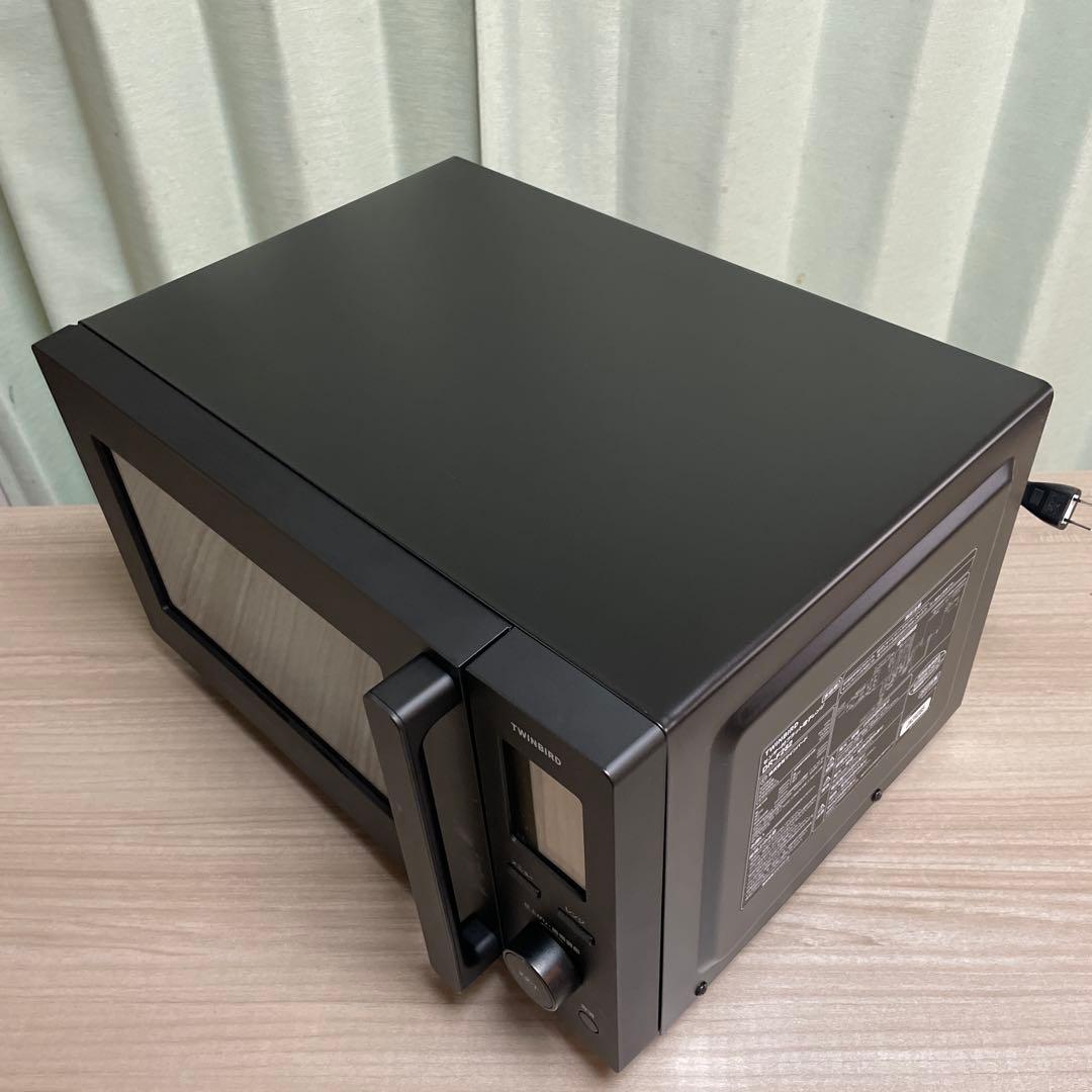 ツインバード2023年製センサー付きフラット電子レンジ 超美品 送料無料