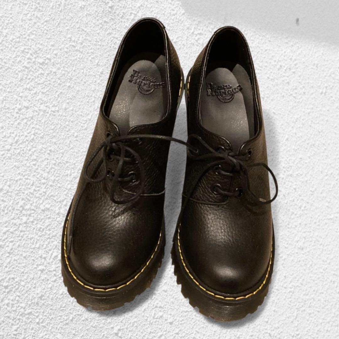 【箱有り】ドクターマーチン SALOME Ⅱ ハイヒール ローファー ブラック