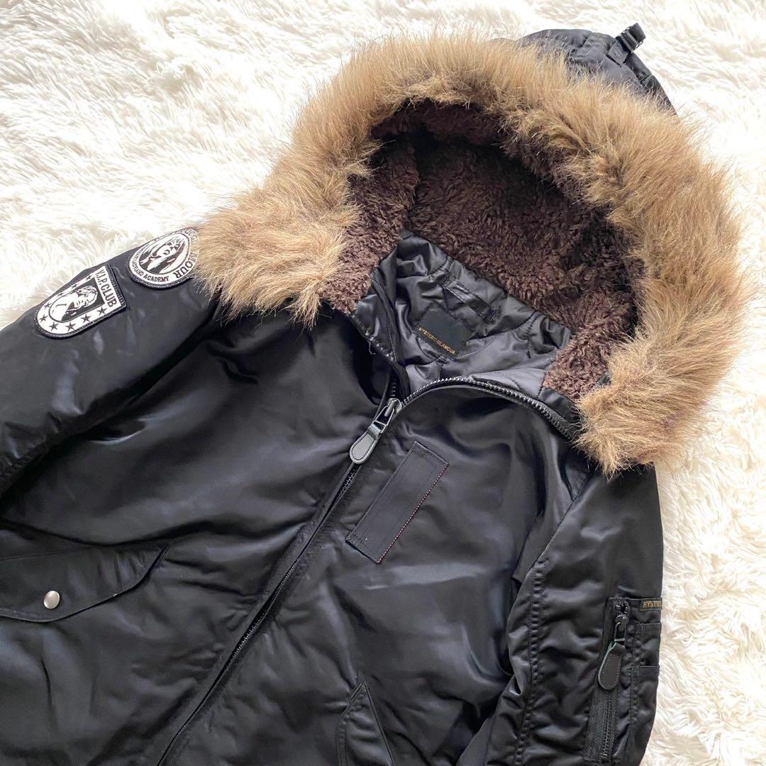 ヒステリックグラマー モッズコート N3B ヒスガール ブラック フリー