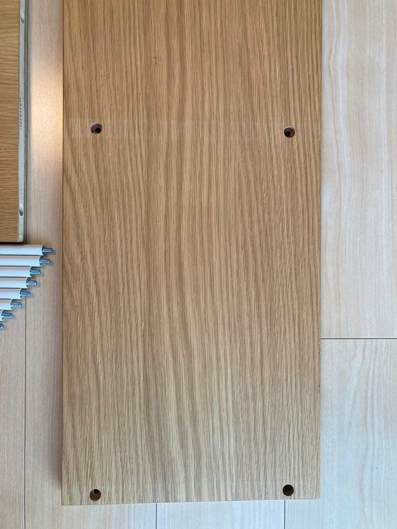 【無印良品】スタッキングシェルフ・追加５段・オーク材