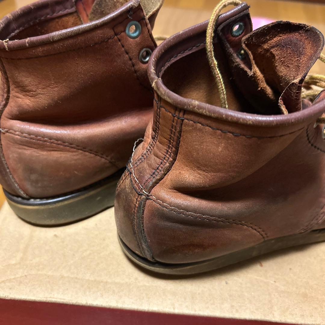 そ*け様 RED WINGブラウンレザー アイリッシュセッター　アメカジ　犬タグ