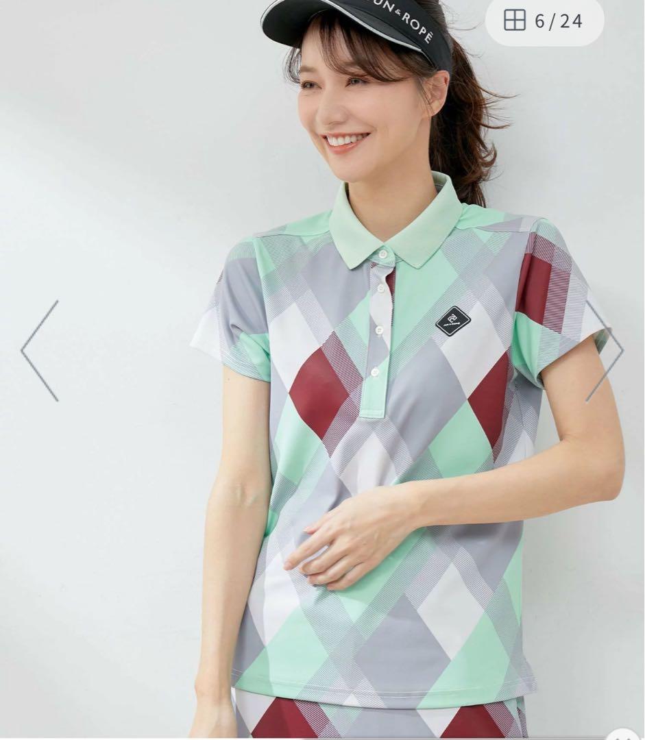 新品未使用 JUN&ROPE' 春夏上下セットアップ ジュンアンドロペ 接触冷感