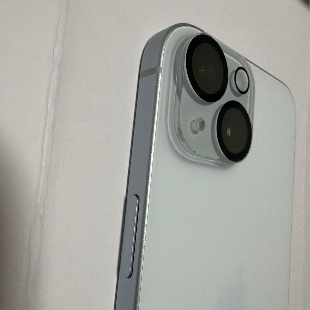 iPhone15 128GB - ホワイト (ガラスフィルム、カメラカバー付き)