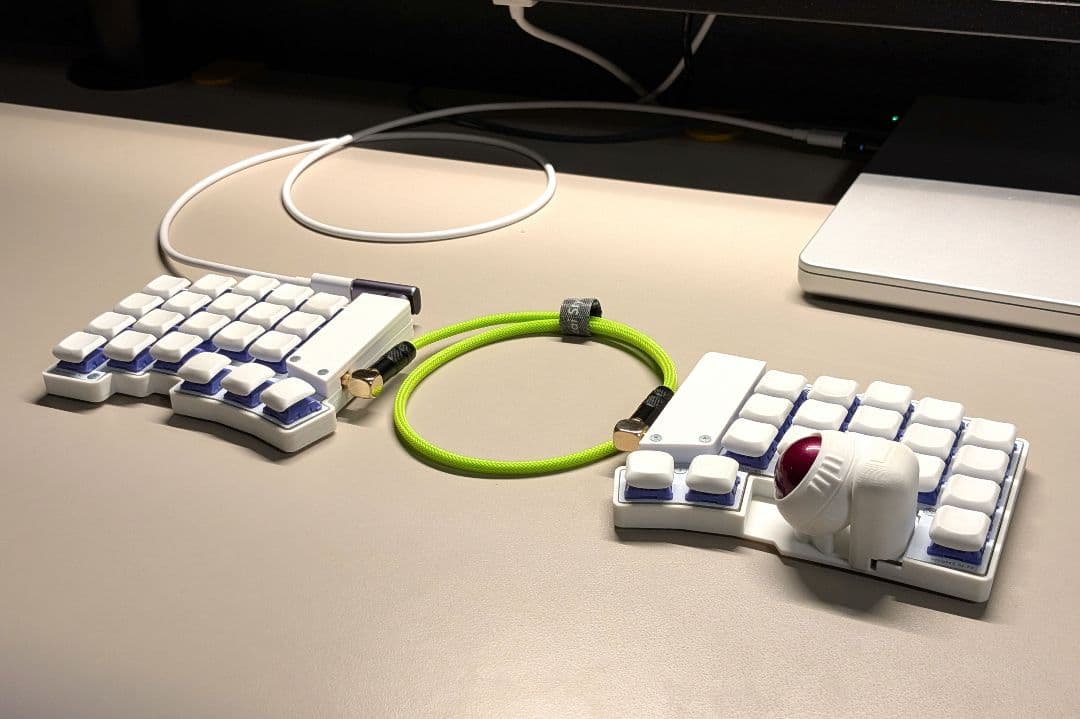 keyball39 keyballish39 mini 完成品 分割型キーボード