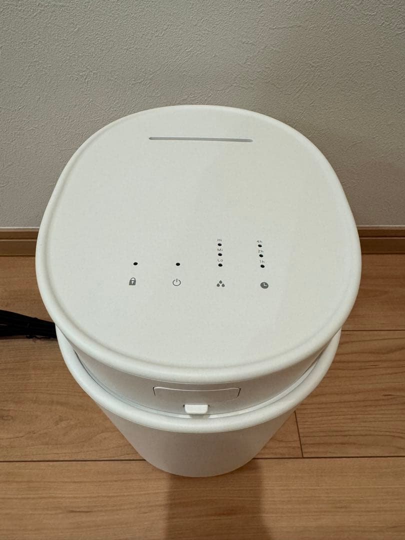 【使用回数2回】±0 スチーム式加湿器　プラスマイナスゼロ