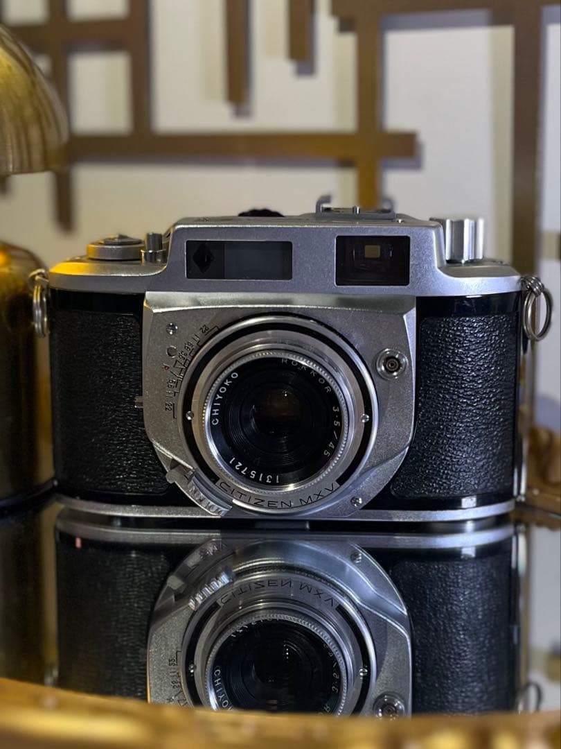 Minolta 'A'-2 レンズ：ROKKOR 45mm f3.5