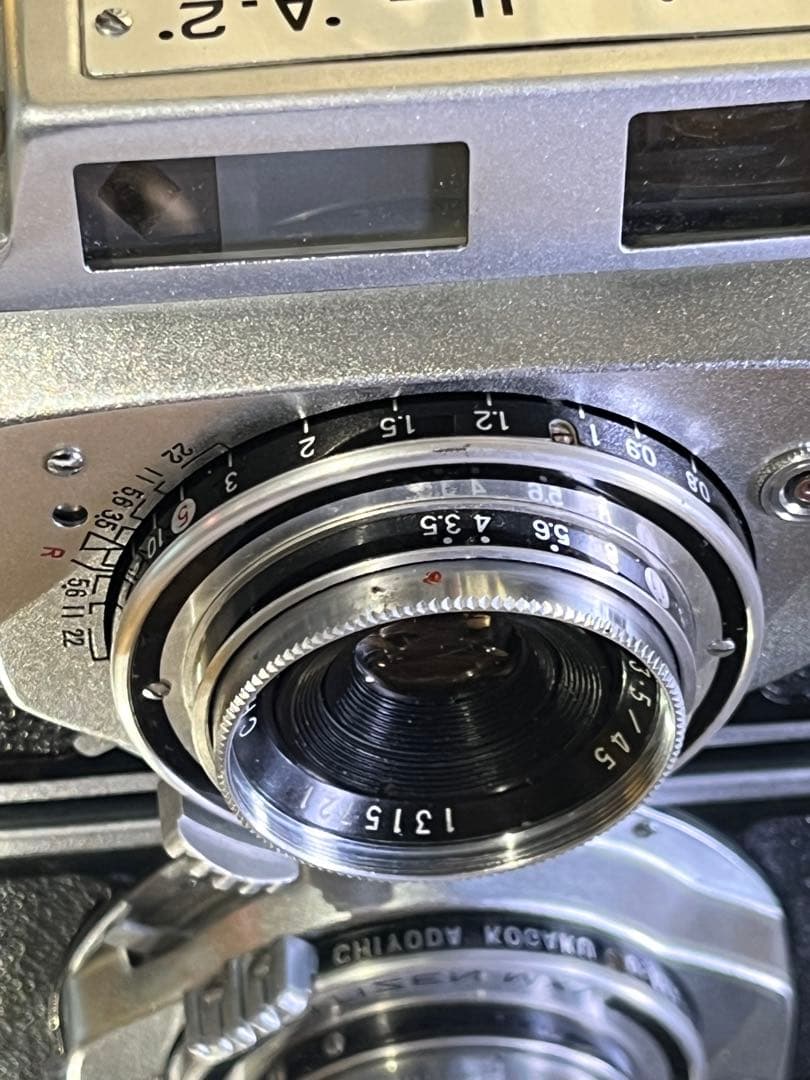 Minolta 'A'-2 レンズ：ROKKOR 45mm f3.5