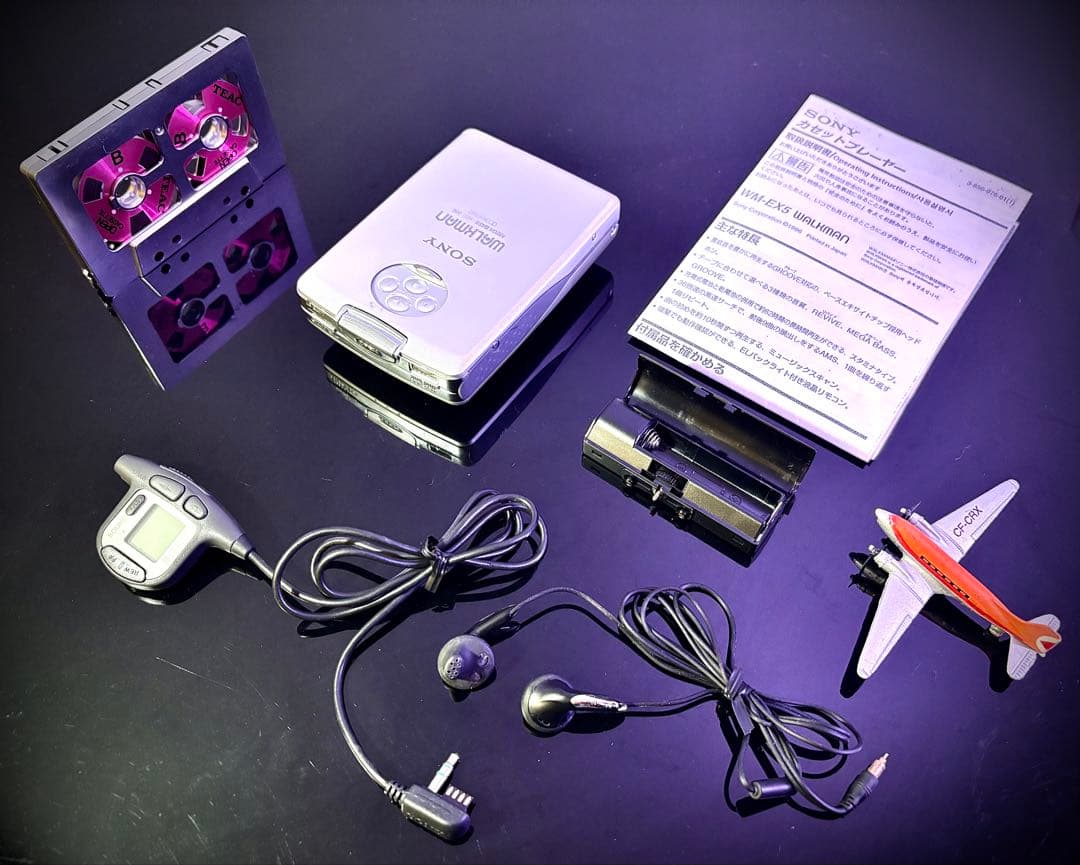 カセットウォークマン SONY WM-EX5 付属品「整備済み、完動美品」