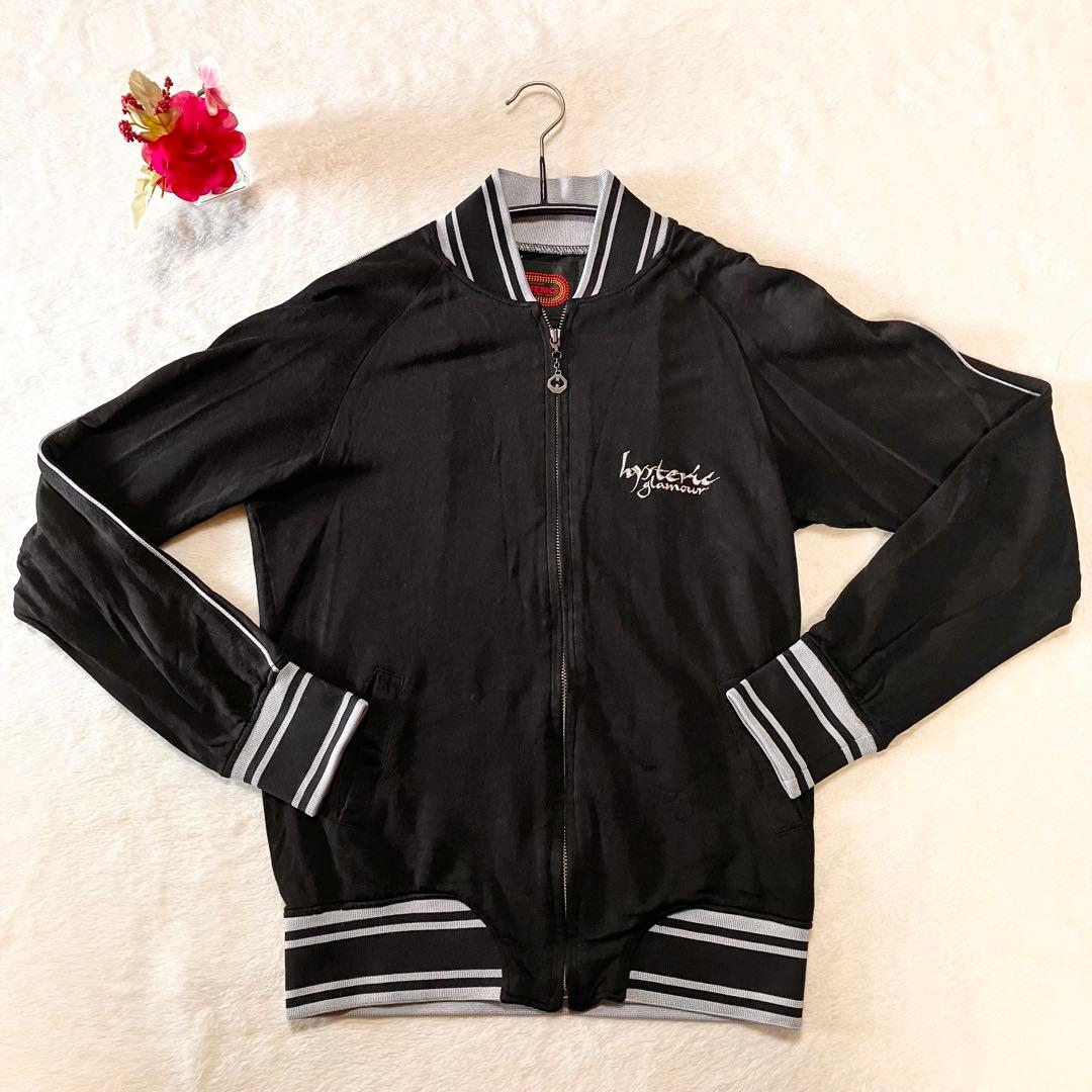HYSTERIC GLAMOUR レーヨンスカジャン BK フリーサイズ 刺繍