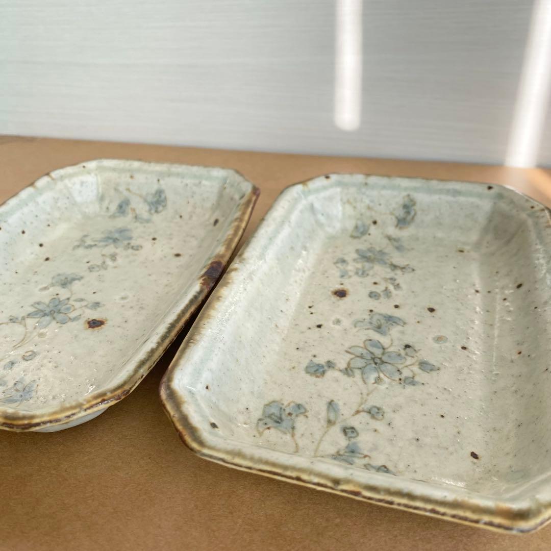 コウホ窯　市野吉記　八角皿　2枚セット