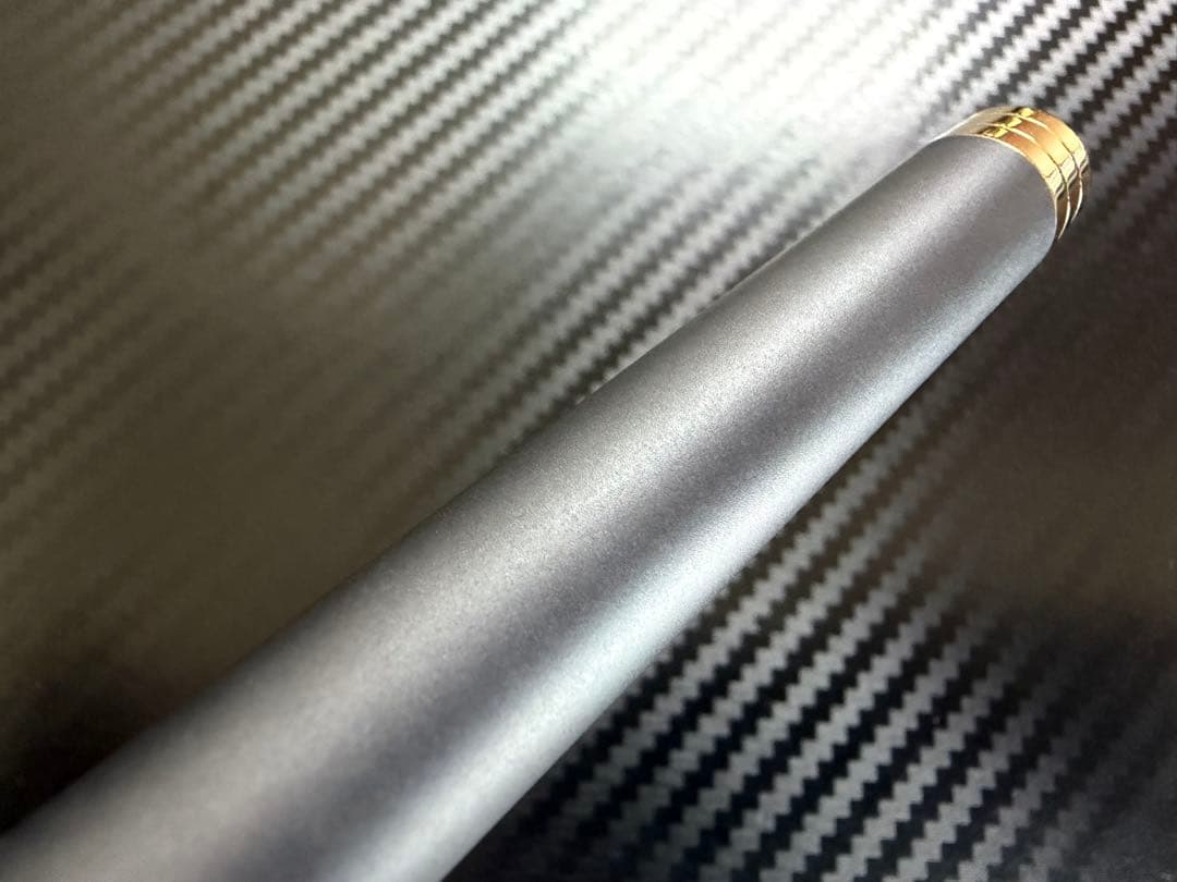 未使用に近い パーカー プリミエ ストームグレー GT F 細字 万年筆