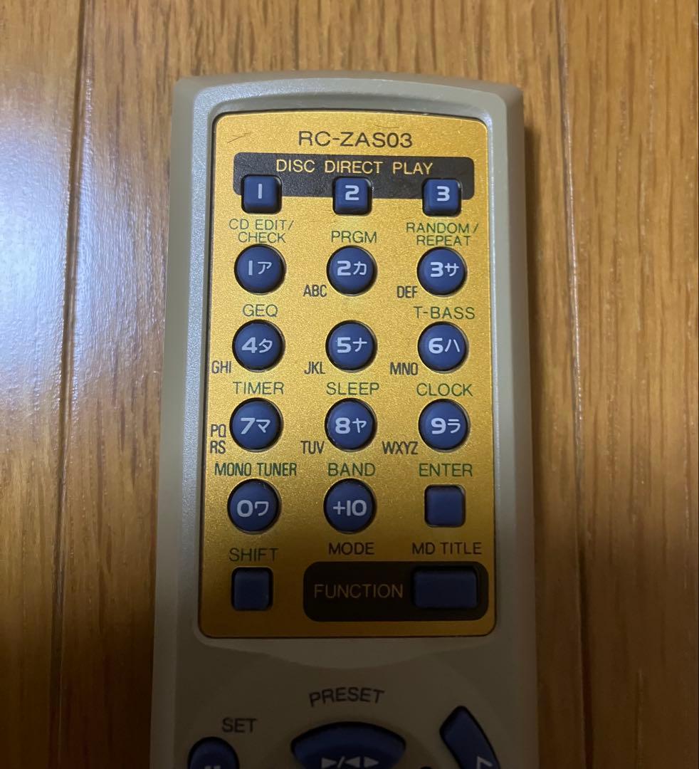 aiwa RC-ZAS03 リモコン　 アイワ オーディオ
