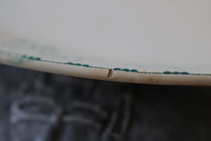 オーバル　プレート　saint Amand バラ　ガーランド　フランス