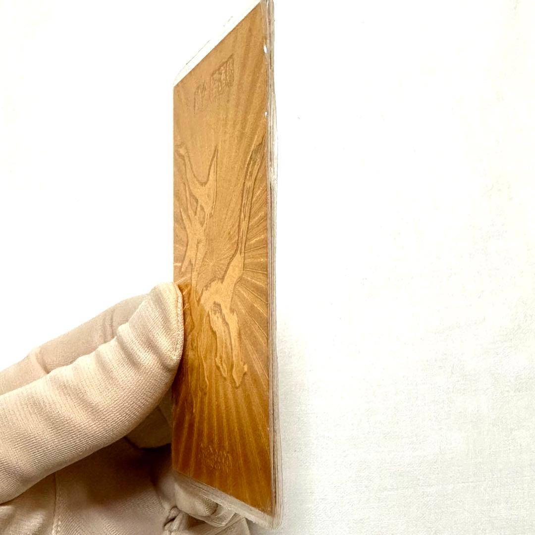 純金 開運馬 純金9999 ラミネート加工 縁起物