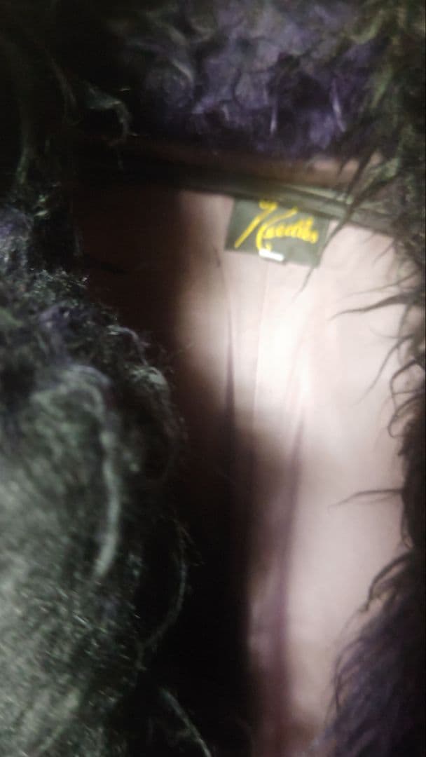 ニードルズ　ACRYLIC FUR BLURRED DOTコート　Lサイズ