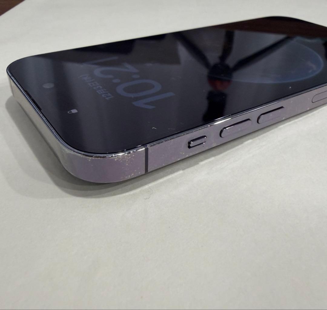 Apple iPhone 14 Pro ディープパープル 256GB ケース付