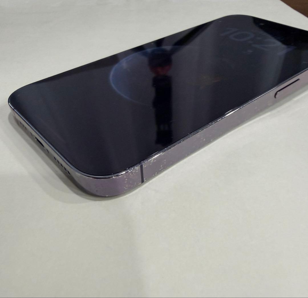 Apple iPhone 14 Pro ディープパープル 256GB ケース付