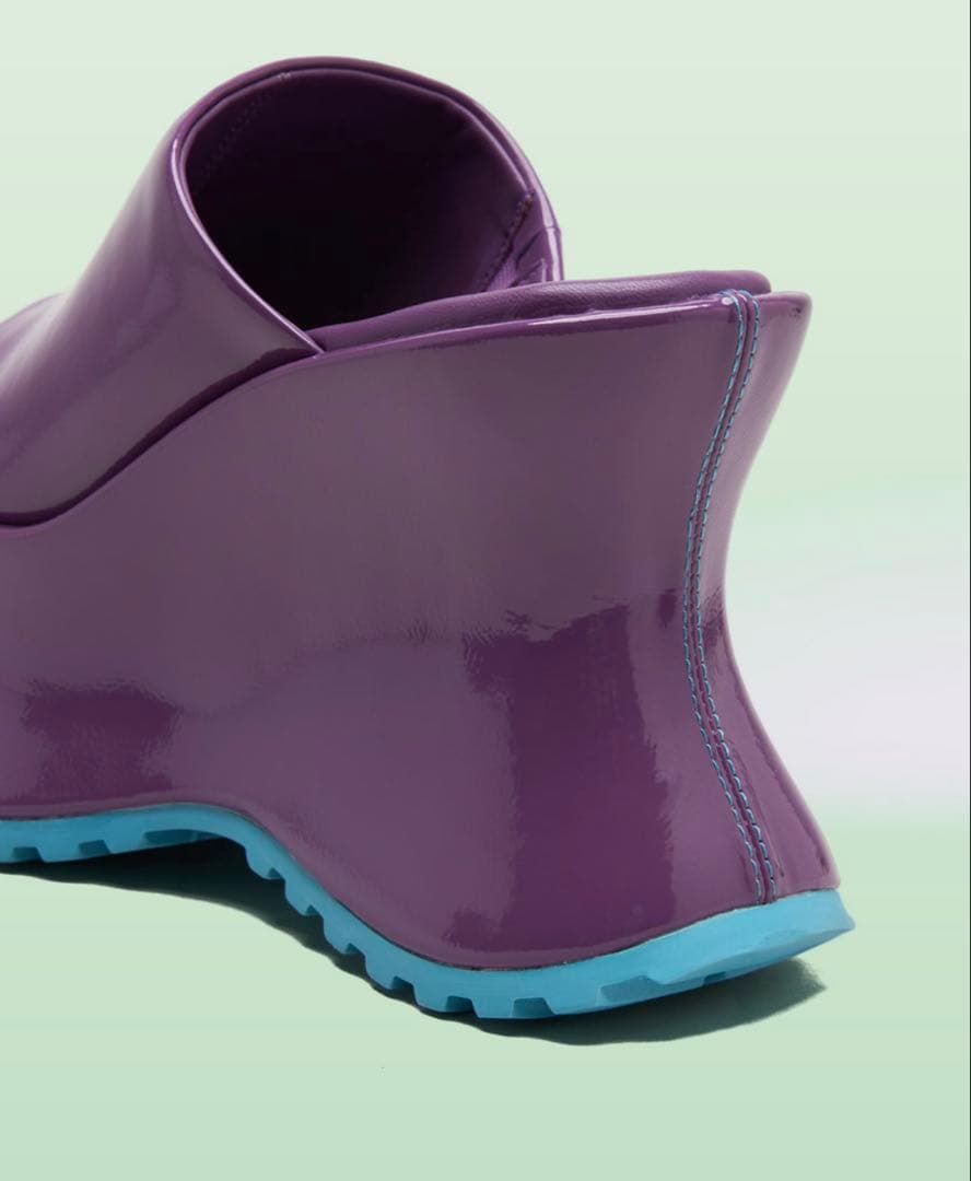 WOOMII コレット パープル クリンクル　37 試し履きのみ