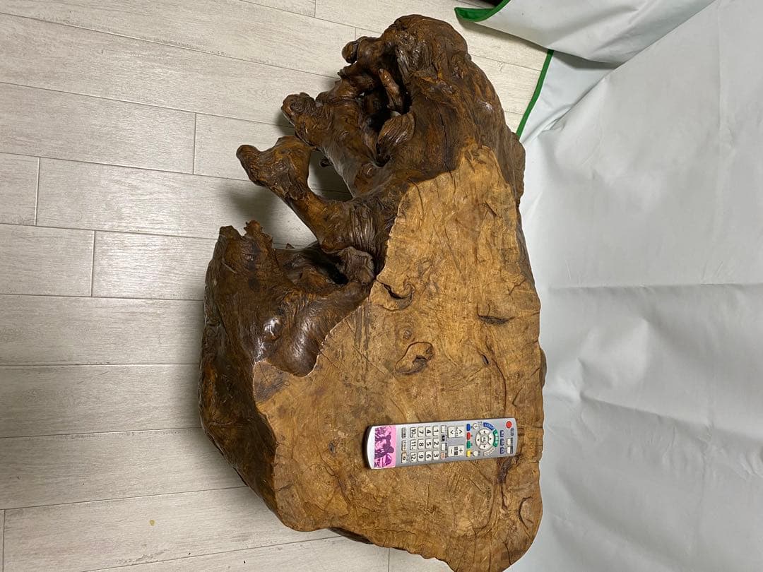 【一点物】天然木 根卓 無垢材 ローテーブル 座卓 飾り台 花台 古道具 古民家