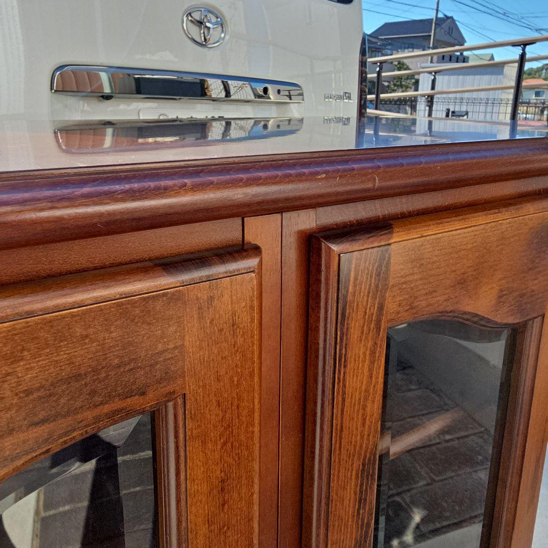 激レア カリモク コロニアル スライド式 本棚 サイドボード テレビ台