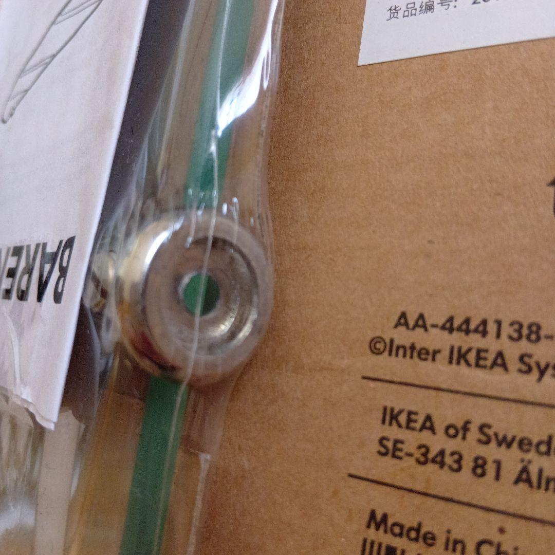 新品未開封品　レア✨️廃盤品　IKEA イケア　BAREN 壁固定棚　ガラス板