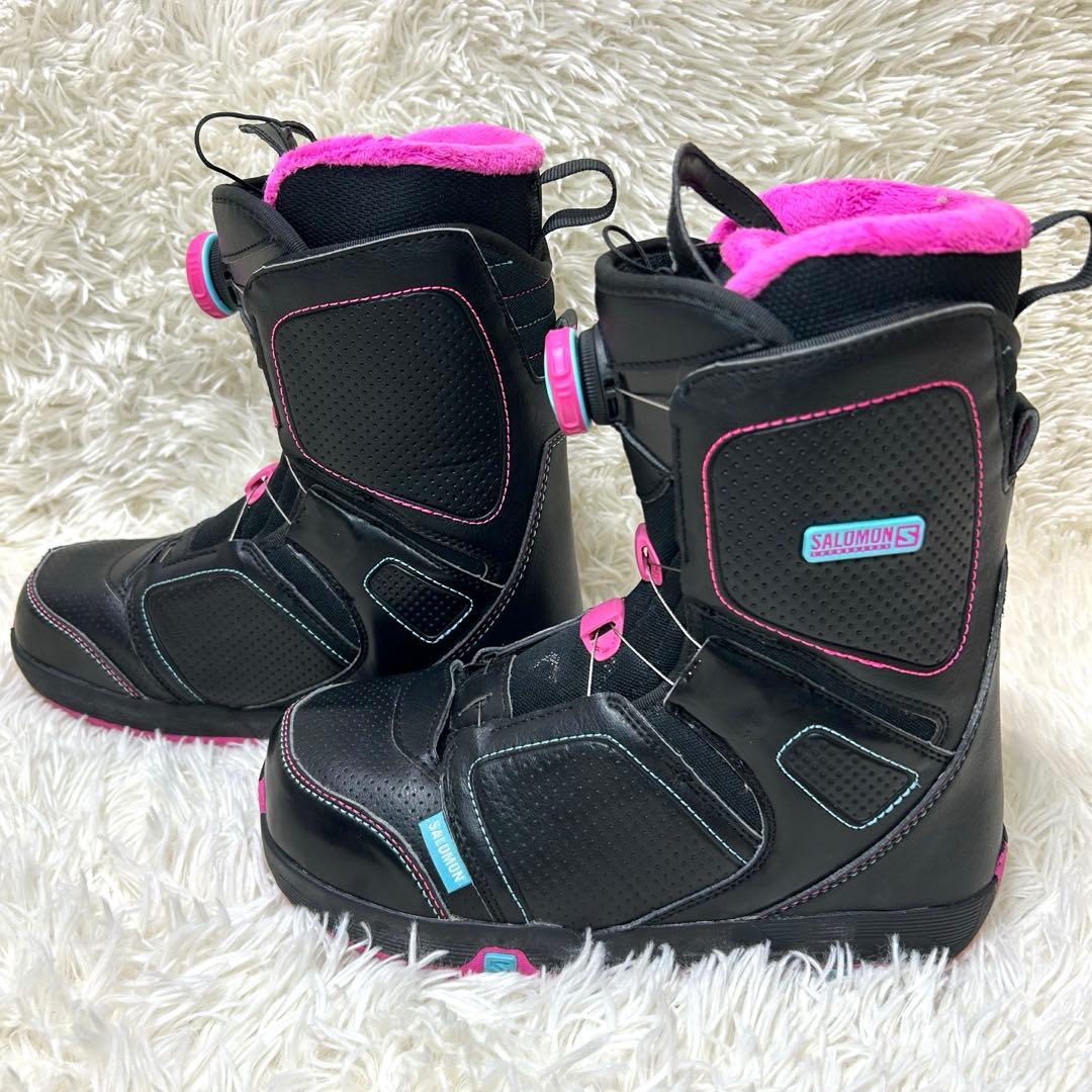 SALOMON MYRIAD BOA スノーボードブーツ 23.5 ブラック