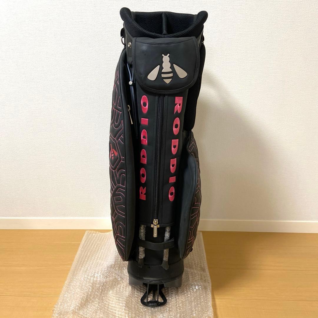 RODDIO キャディバッグ＋ヘッドカバー　黒/ピンク　中古　現状お渡し