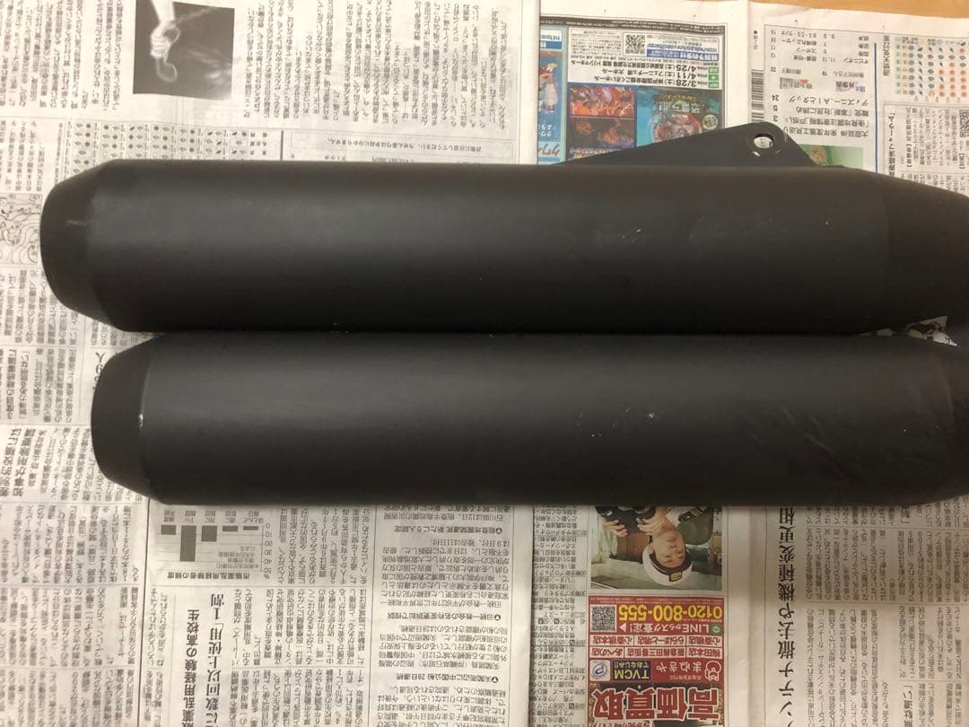 【レブル250 マフラー】 マットブラック／ W(ダブル)