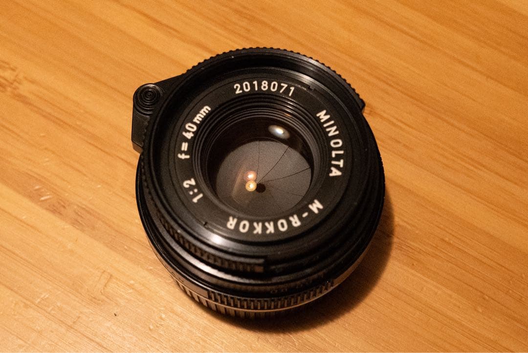 MINOLTA M-Rokkor 40mm f/2 レンズ Leica M型